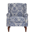 Patterned Upholstered Accent Chair for Living Room