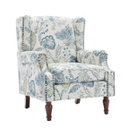 Upholstered Accent Chair Nailhead Trim Arm Chair