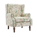 Traditional Nailhead Trim Armchair Accent Chairs Set of 2