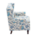 Set of 2 Patterned Upholstered Accent Chair for Living Room