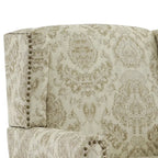 Set of 2 Patterned Upholstered Accent Chair for Living Room