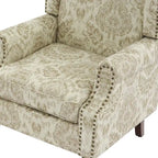 Set of 2 Patterned Upholstered Accent Chair for Living Room