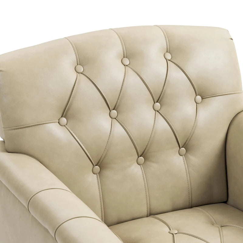 Çivi Başlığı Detaylı Modern Kapitoneli Vurgulu Koltuk, 2'li Set
