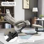 30 hoher drehbarer Relaxsessel mit Hocker