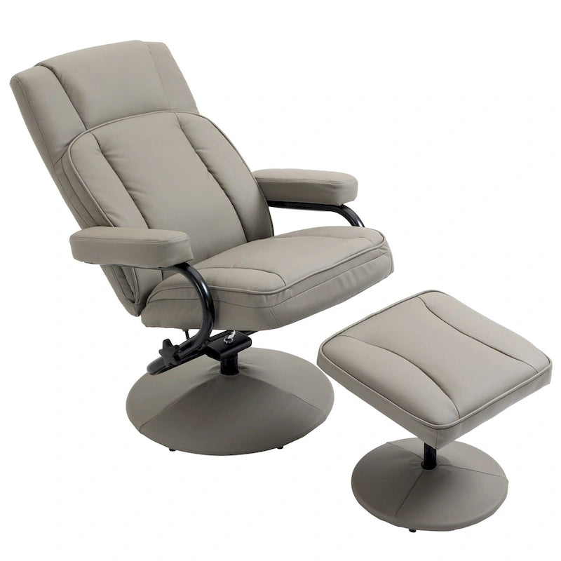 30 hoher drehbarer Relaxsessel mit Hocker