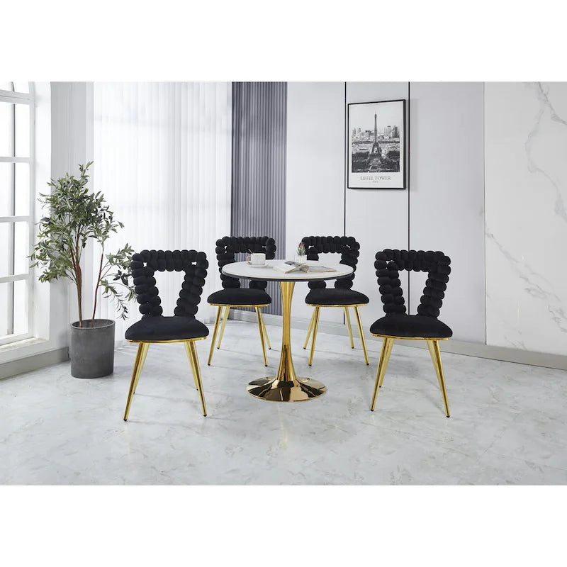22.04 Accent Chairs with Iron Legs (Set of 2)
