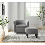 26.38 Swivel Arm Chair with Ottoman