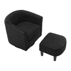 26.38 Swivel Arm Chair with Ottoman