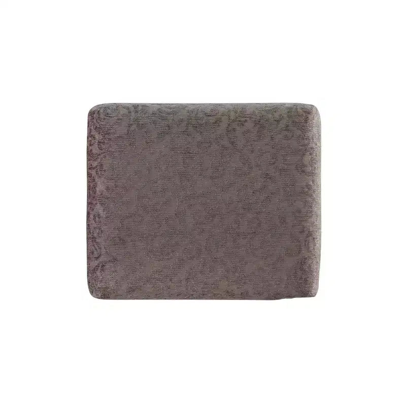 Harper Glam klappbarer Schminktisch aus Holz mit Spiegel und grauem gepolstertem Hocker, Spiegel und Silber – Linon