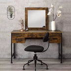Acme Furniture Juvanth Schminktisch, Oberfläche in rustikaler Eiche/Schwarz