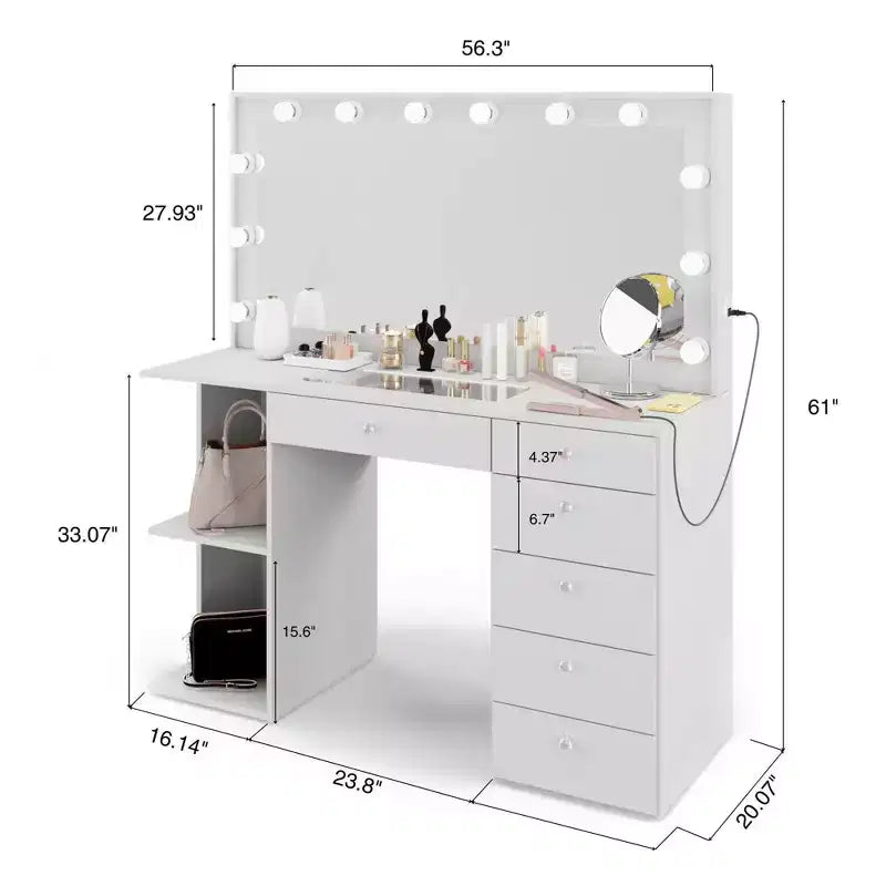 Emmy beleuchteter Schminktisch – Boahaus