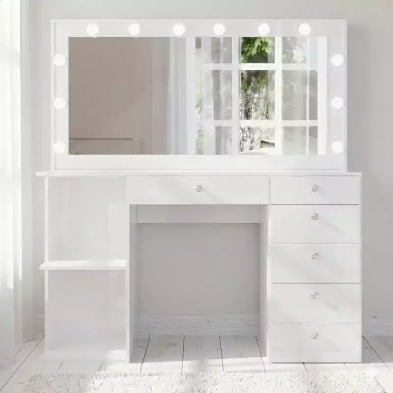 Tocador de maquillaje iluminado Emmy - Boahaus