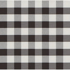 Ada Black and White Buffalo Check Plaid Accent Chair by iNSPIRE Q Classic