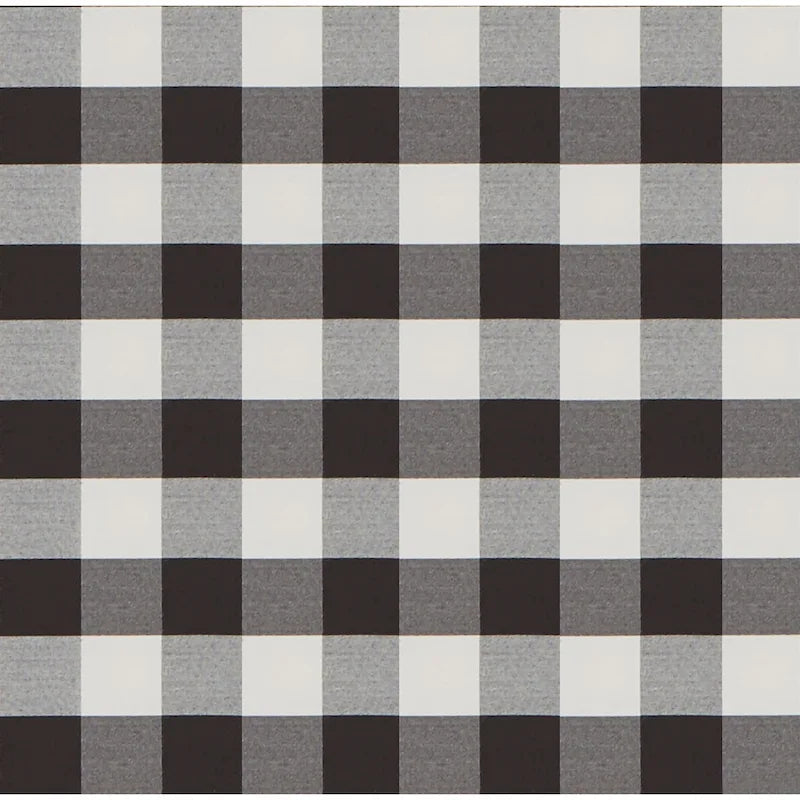Ada Black and White Buffalo Check Plaid Accent Chair by iNSPIRE Q Classic
