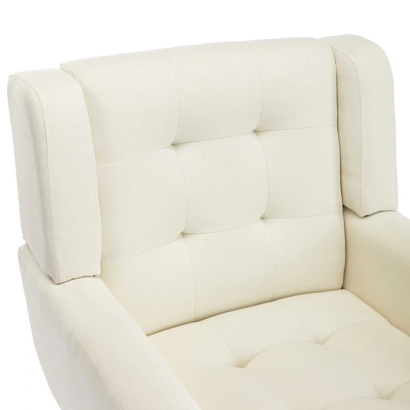 Modern Ergonomic Accent Chair with Black Legs for Indoor Home Use