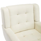 Modern Ergonomic Accent Chair with Black Legs for Indoor Home Use
