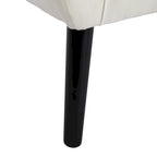 Modern Ergonomic Accent Chair with Black Legs for Indoor Home Use