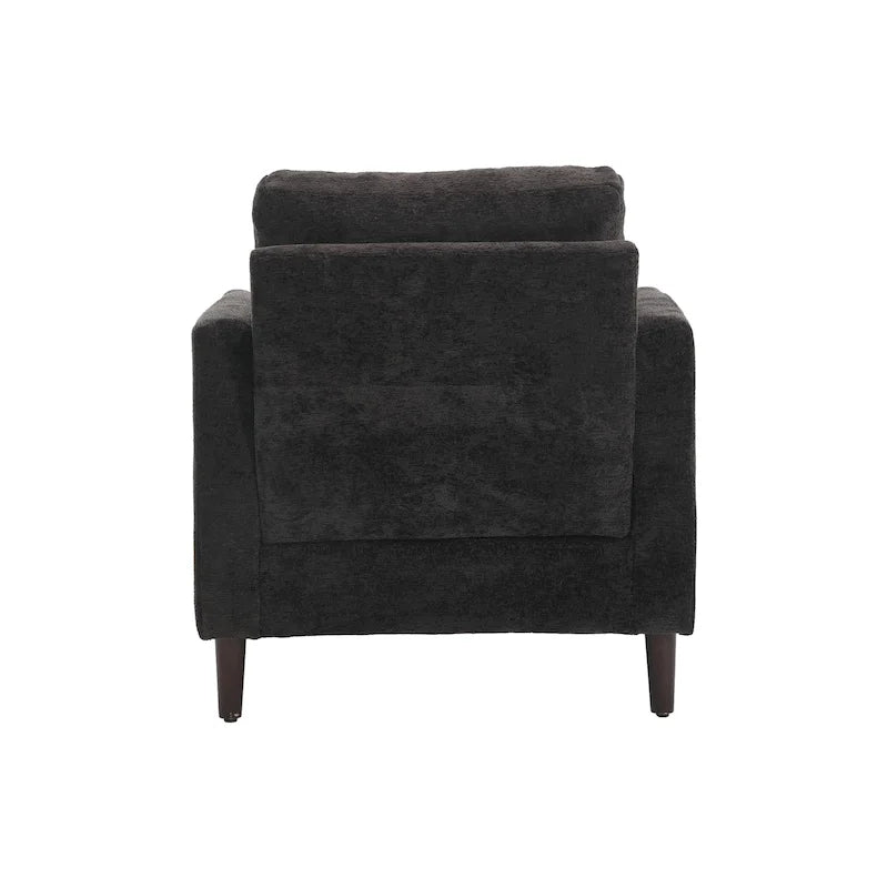Sillón decorativo moderno COOLMORE con estructura de madera
