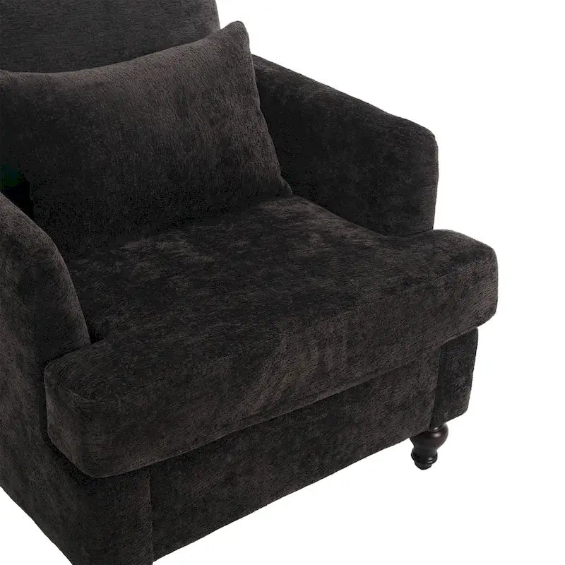COOLMORE Wood Frame Modern Accent Chair