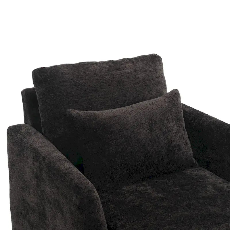 COOLMORE Wood Frame Modern Accent Chair