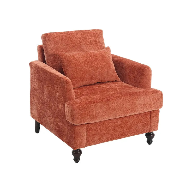 COOLMORE Wood Frame Modern Accent Chair