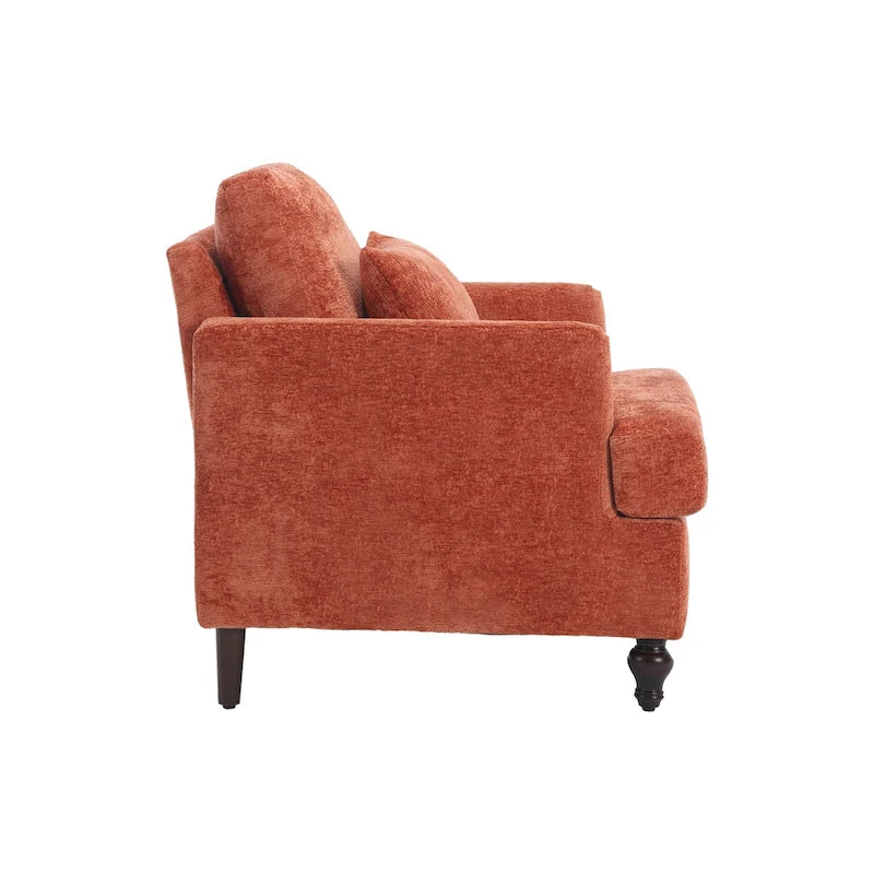 COOLMORE Wood Frame Modern Accent Chair