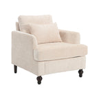 COOLMORE Wood Frame Modern Accent Chair