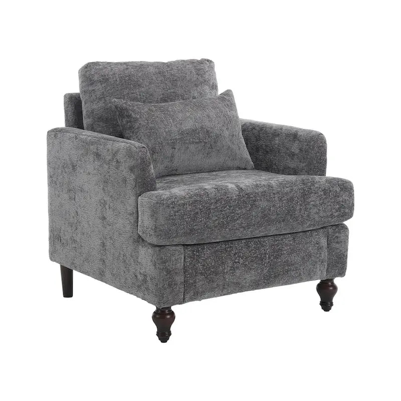COOLMORE Wood Frame Modern Accent Chair