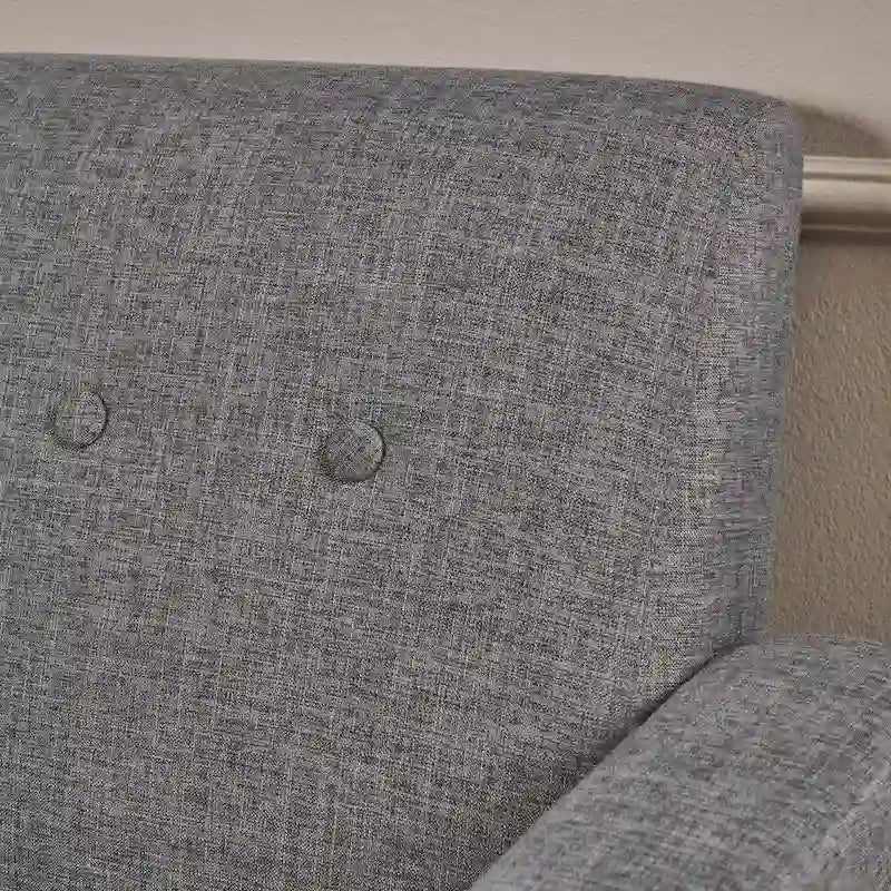 Sawyer Mid Century Modern Fabric Club Chair by Christopher Knight Home