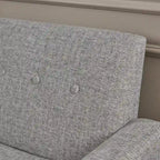 Sawyer Mid Century Modern Fabric Club Chair by Christopher Knight Home