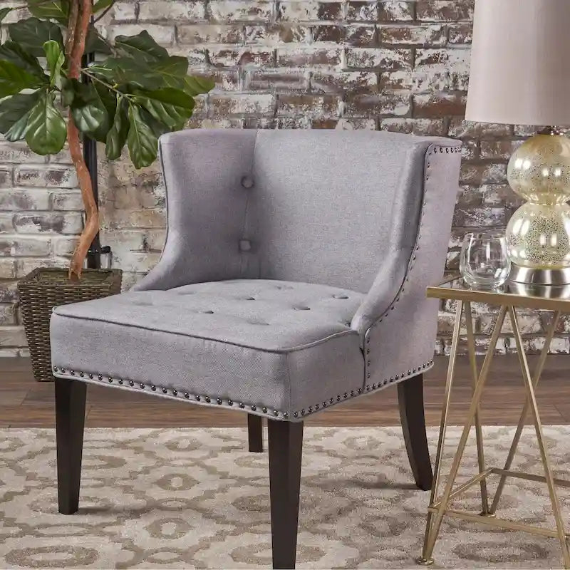 Sillón decorativo tapizado Adelina de Christopher Knight Home