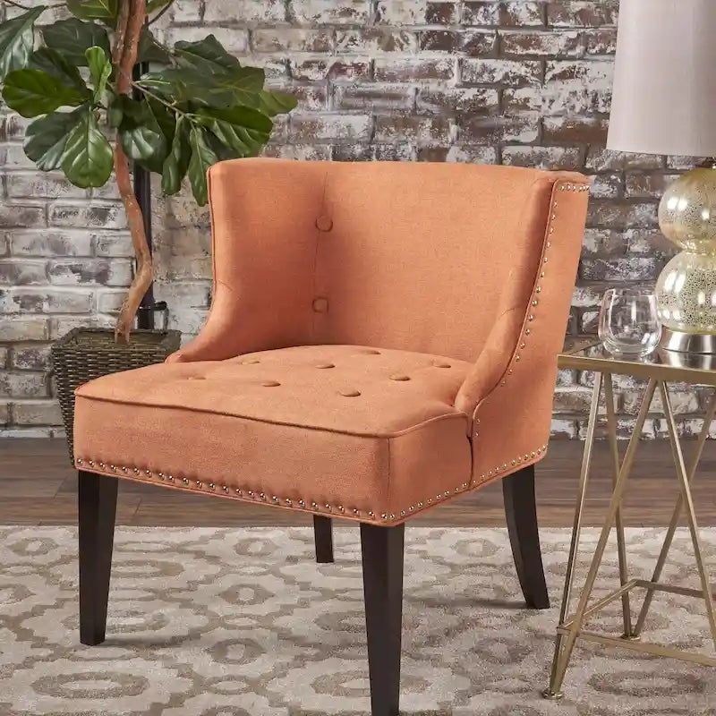 Sillón decorativo tapizado Adelina de Christopher Knight Home
