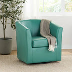 Obrotowy fotel klubowy Daymian marki Christopher Knight Home — 29.00 D x 30.20 W x 30.50 H