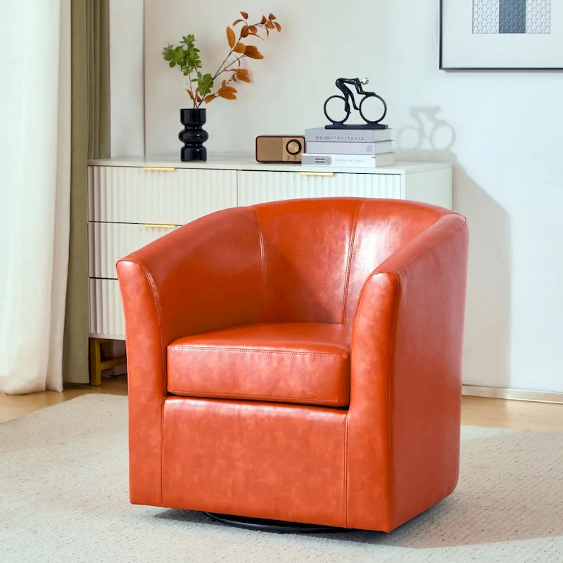 Obrotowy fotel klubowy Daymian marki Christopher Knight Home — 29.00 D x 30.20 W x 30.50 H