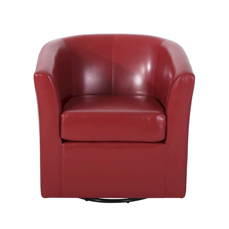 Obrotowy fotel klubowy Daymian marki Christopher Knight Home — 29.00 D x 30.20 W x 30.50 H