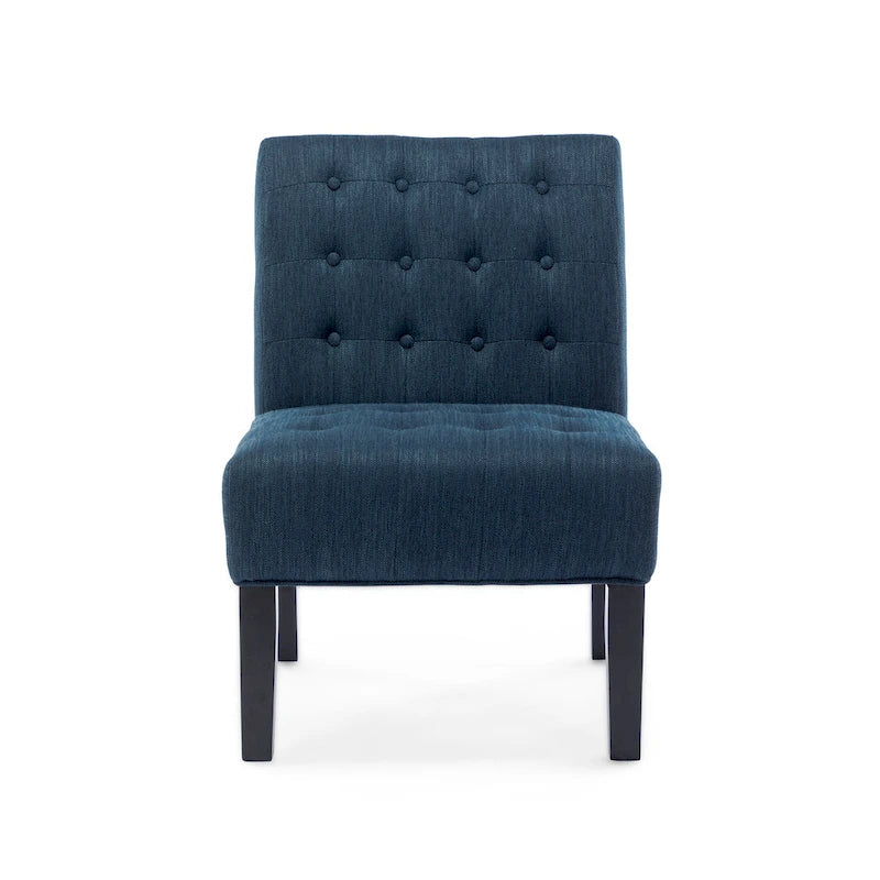 Lewis Fabric Tufted Accent Chair by Christopher Knight Home