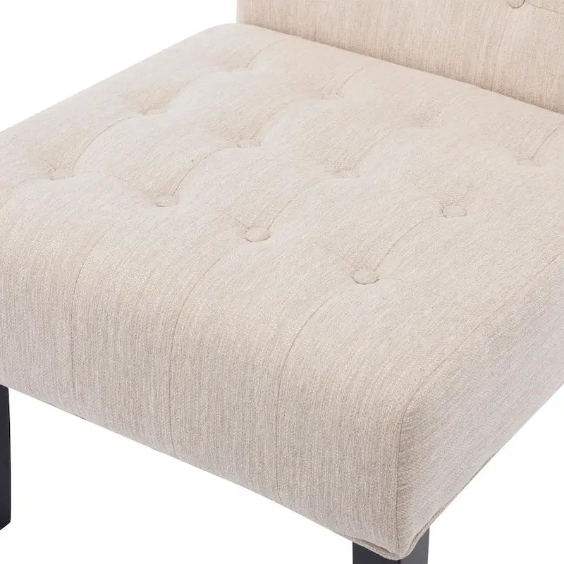 Lewis Fabric Tufted Accent Chair by Christopher Knight Home