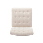 Lewis Fabric Tufted Accent Chair by Christopher Knight Home