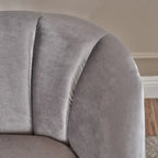 Christopher Knight Home imzalı Amaia modern kadife kulüp koltuğu