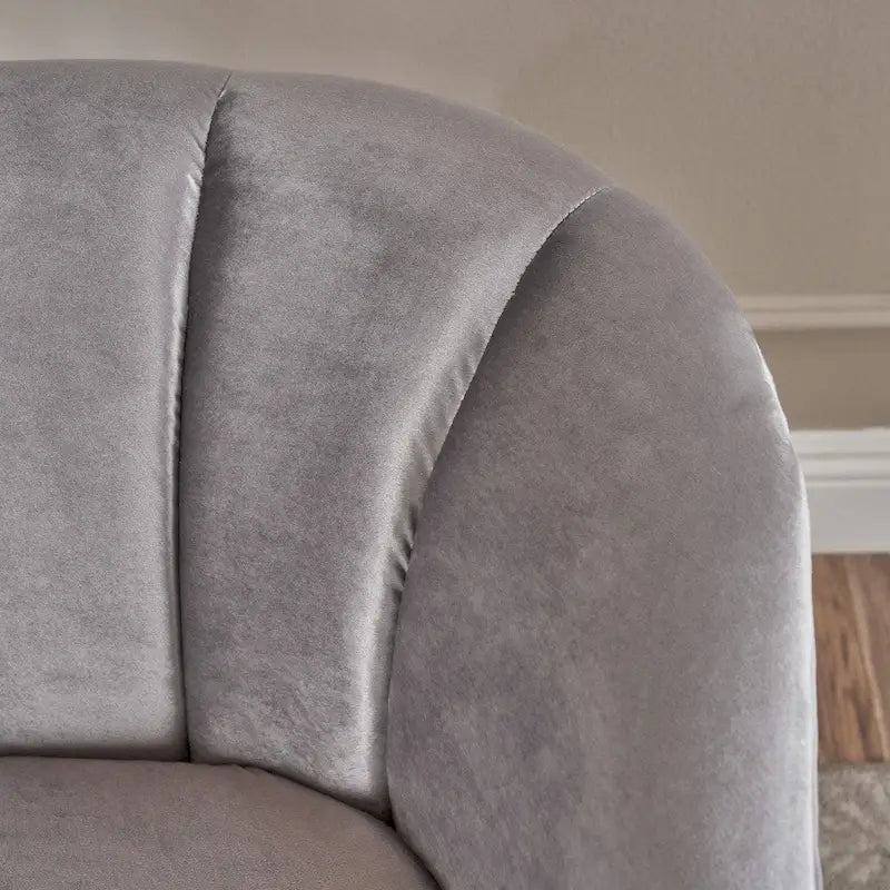 Christopher Knight Home imzalı Amaia modern kadife kulüp koltuğu