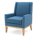 Aurla Mid-century Upholstered Accent Chair by Christopher Knight Home - 27.50 L x 28.50 W x 36.50 H