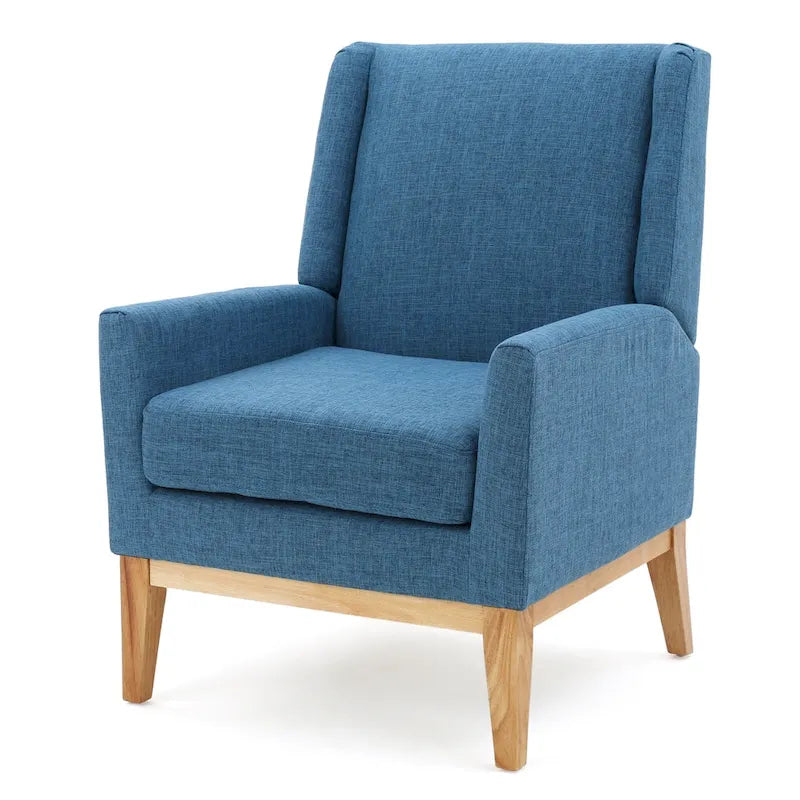 Aurla Mid-century Upholstered Accent Chair by Christopher Knight Home - 27.50 L x 28.50 W x 36.50 H