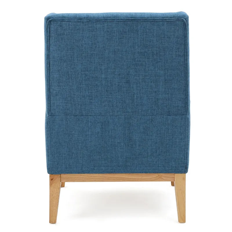 Aurla Mid-century Upholstered Accent Chair by Christopher Knight Home - 27.50 L x 28.50 W x 36.50 H