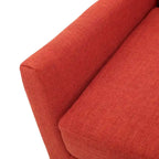Aurla Mid-century Upholstered Accent Chair by Christopher Knight Home - 27.50 L x 28.50 W x 36.50 H