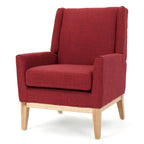 Aurla Mid-century Upholstered Accent Chair by Christopher Knight Home - 27.50 L x 28.50 W x 36.50 H