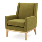 Aurla Mid-century Upholstered Accent Chair by Christopher Knight Home - 27.50 L x 28.50 W x 36.50 H