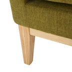 Aurla Mid-century Upholstered Accent Chair by Christopher Knight Home - 27.50 L x 28.50 W x 36.50 H