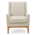 Aurla Mid-century Upholstered Accent Chair by Christopher Knight Home - 27.50 L x 28.50 W x 36.50 H