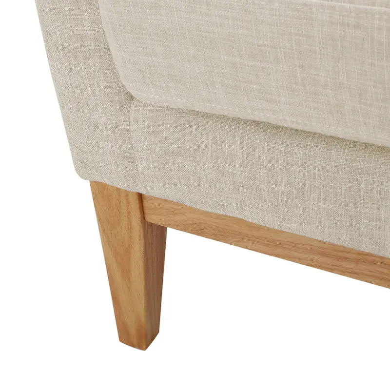 Aurla Mid-century Upholstered Accent Chair by Christopher Knight Home - 27.50 L x 28.50 W x 36.50 H