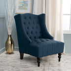 Christopher Knight Home Toddman Tufted High-Back Club Chair - 27.25 L x 33.75 W x 38.50 H